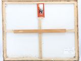 an image of a picture of a wooden frame with a picture on it