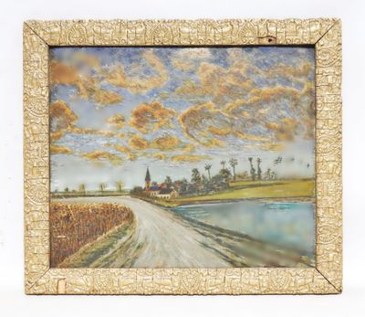 École du XXe siècle. Paysage de Beauce.