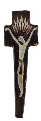 an image of a cross with a jesus on it