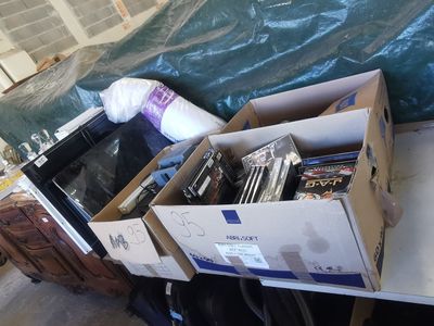 many boxes that are stacked on top of each other
