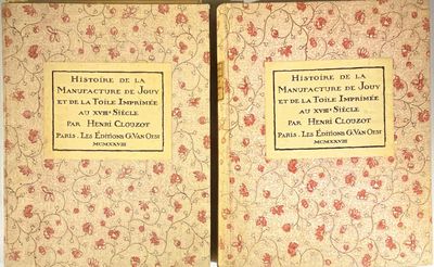 Henri Clouzot (1865-1941) Histoire DE LA Manufacture DE Jouy…