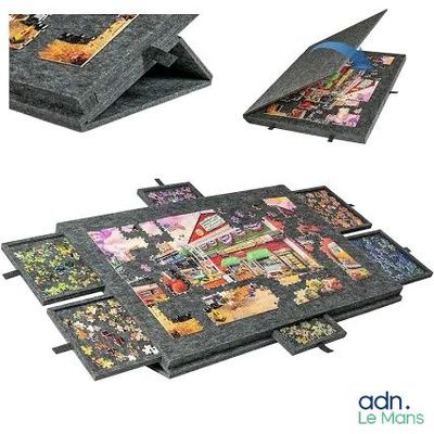 un puzzle sur lequel figure une image et un puzzle sur lequel figure une image