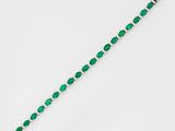 un bracelet d'émeraudes et de diamants