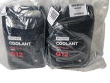 two bags of coolant next to each other on a white surface