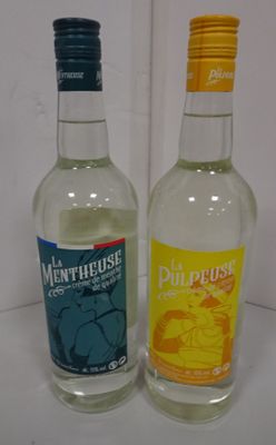 Lot de 2 Bts 1/Crème de menthe.