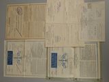 a lot of papers that have been placed on top of each other