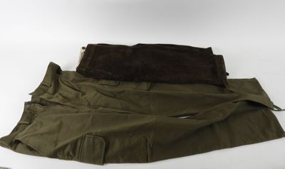 Lot de vêtements dont: -1 knickers KETTNER en cuir, taille 5…