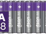 a pile of aa batteries sitting on top of each other