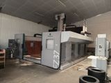 a machine that is sitting inside of a building