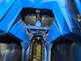 a close up view of the inside of a boat