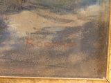 a picture of a painting on the wall of a room