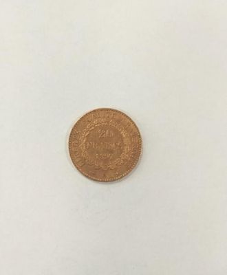 monnaie 20 francs or Génie 1897 A. - Photo 1