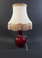 CHINE, Importante lampe de salon de forme vase globulaire à …