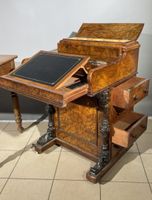 Bureau Davenport à mécanisme en placage de ronce ouvrant à q… (photo 2)