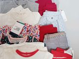 a pile of clothes that is sitting on a table
