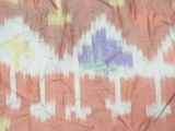 an image of a close up of a bed sheet with a pattern on it