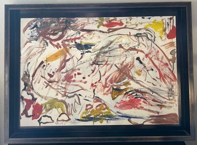 an image of a picture of a painting on display in a museum