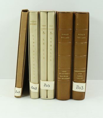 Lot Les Bibliolâtres de France, vol in-4 :