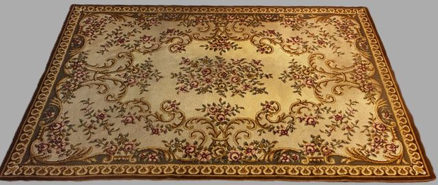 Tapis d’Aubusson Sallandrouze au point noué pur laine. 269 X 174 ...