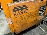 a machine that is sitting on the ground in the garage