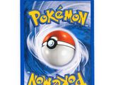 a close up of a card with a pokemon ball on it