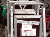 an image of a metal work platform in a warehouse