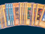 a lot of cards that are on the table