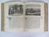 an open book with a picture of people in it