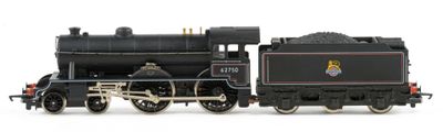a toy train that is sitting on a white surface