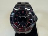 a watch that is sitting on a stand on a table