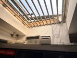 a view of a window from inside of a building