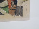 a picture of a painting on the wall of a room