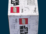 a box with a lego star wars set inside of it