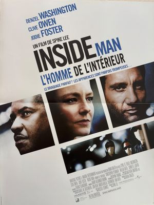 Inside Man - Affiche de cinéma 11 x 17 - Style français A
