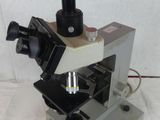 an image of a microscope that is on a table