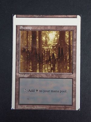 an image of a card with a picture of a swamp