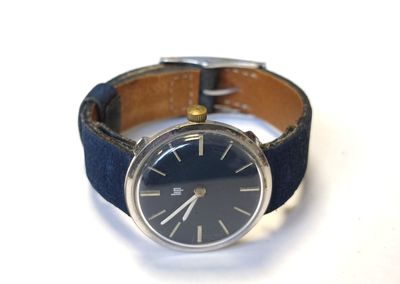 Montre de dame ronde acier LIP NS3580 (bracelet usé)