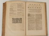 an open book with a picture of a man and a woman on it