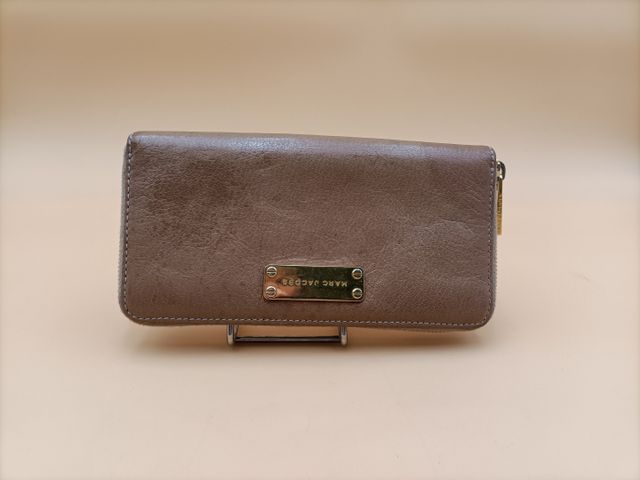 MARC JACOB - Portefeuille en cuir gold