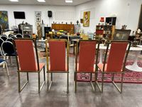 Un lot de 4 chaises en laiton syle Art déco - le laiton piqu… (photo 6)