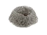 an image of a pile of wire mesh on a white surface