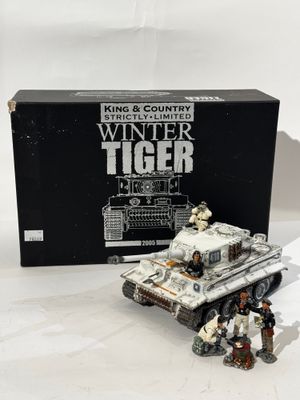 Débardeur « King and Country » motif tigre d'hiver avec des soldats