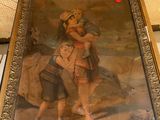 a picture of a painting of a man and a woman