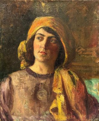 ECOLE POST IMPRESSIONISTE du début du XXe siècle Portrait de…