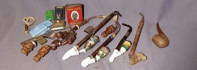 a lot of different items that are on a table