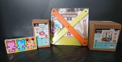 Lot de 4 jouets HOUSE OF TOYS composé de: 1 Labyrinthe d'act…