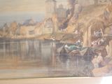 a picture of a painting on the wall of a room