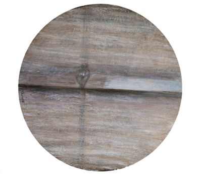 Hervé THIBAULT (né en 1944) Le vent dans les rideaux Huile s… - Photo 1