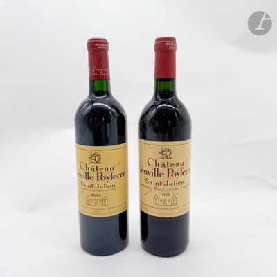 deux bouteilles de vin rouge posées l'une à côté de l'autre sur une surface blanche