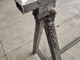 a picture of a piece of metal that has been welded together